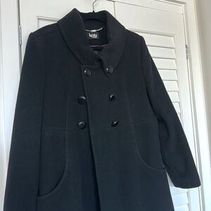 Wool coat black